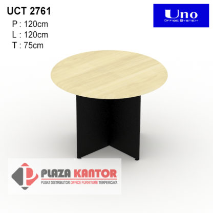 Meja Kantor Bundar Uno Platinum UCT 2761